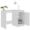 Desk 100x50x76 cm Engineered Wood – White