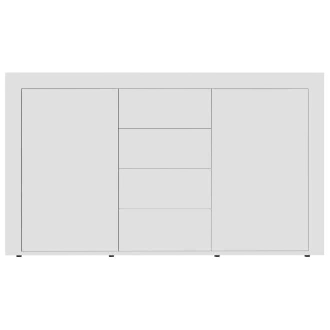 Sideboard 120x36x69 cm Engineered Wood – White