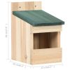 Bird Houses 4 pcs Firwood – 12x16x20 cm