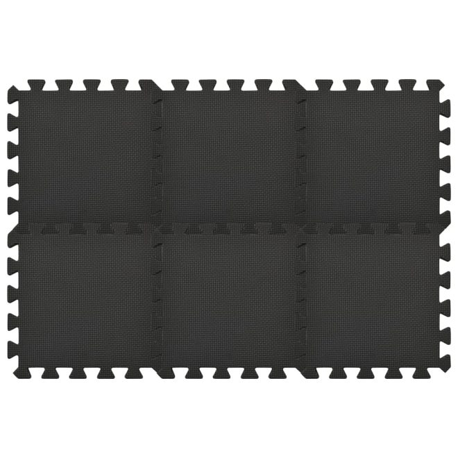 Floor Mats EVA Foam – 4.86 m, Black