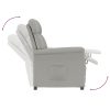 Recliner Faux Suede Leather – Light Grey