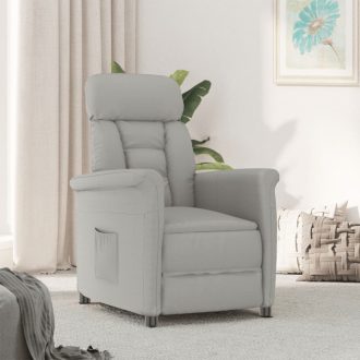 Recliner Faux Suede Leather