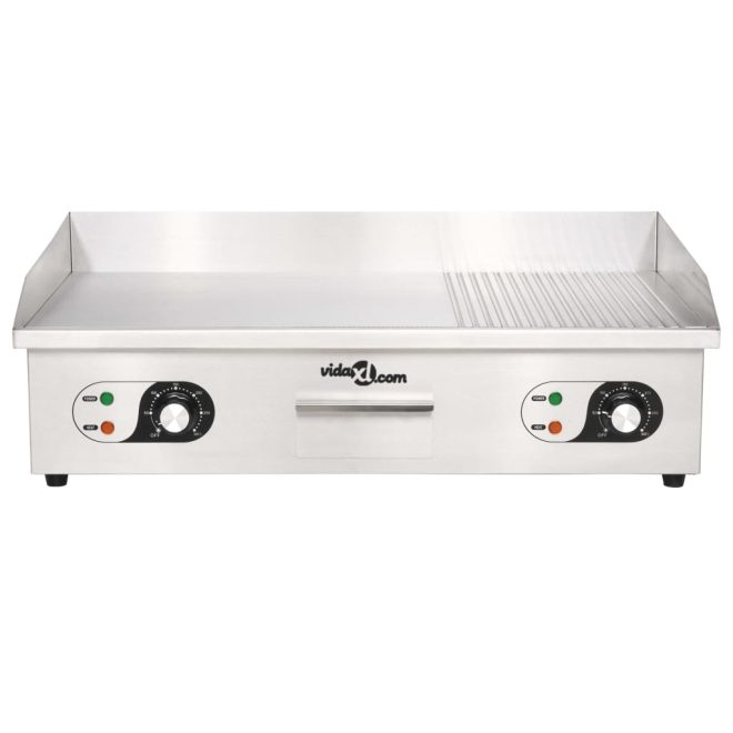 Electric Griddle Stainless Steel 4400 W 71x43x23,5 cm