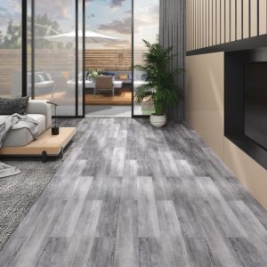 PVC Flooring Planks 2 mm Self-adhesive – 5.02 m, Matte Wood Grey