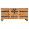 Chest 90x40x40 cm Solid Acacia Wood – Dark Brown