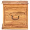 Chest 40x40x40 cm Solid Acacia Wood