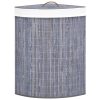 Bamboo Corner Laundry Basket 60 L – Grey