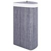 Bamboo Corner Laundry Basket 60 L – Grey