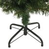 Slim Artificial Christmas Tree with Stand Green PVC – 150×43 cm, Without Flocked Snow