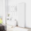 Hallway Wardrobe 55x25x189 cm Engineered Wood – White