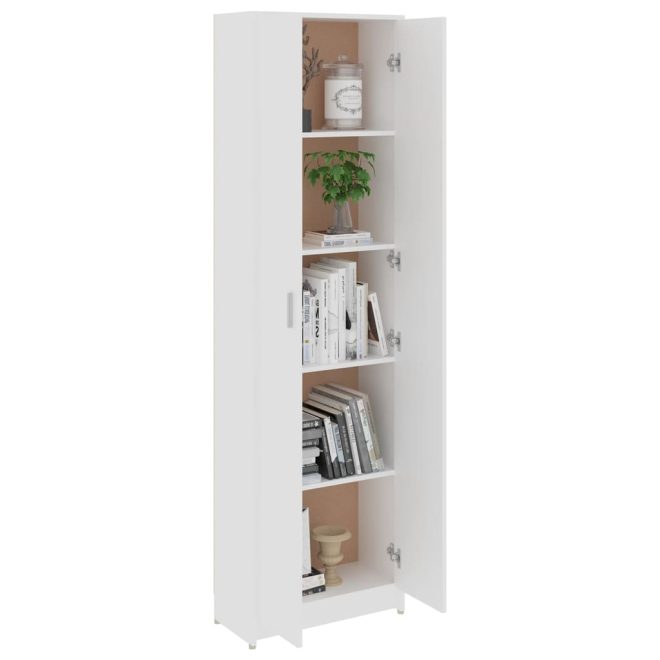 Hallway Wardrobe 55x25x189 cm Engineered Wood – White