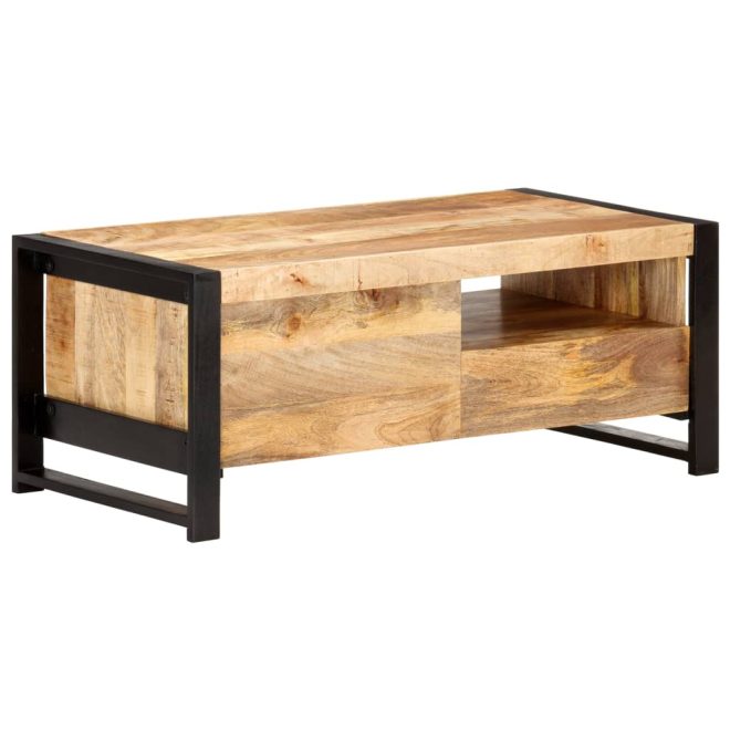 Coffee Table 100x50x40 cm – Solid Mango Wood