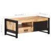 Coffee Table 100x50x40 cm – Solid Mango Wood