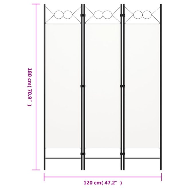 Hinsdale Room Divider 120×180 cm