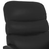 Stand-up Recliner Faux Leather – Black