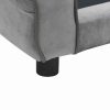 Dog Sofa 72x45x30 cm Plush – Grey