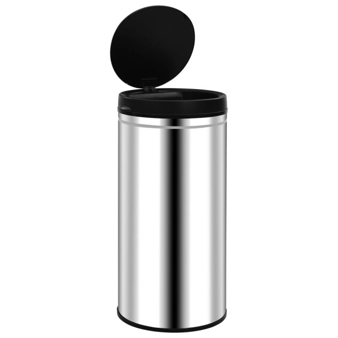 Automatic Sensor Dustbin Stainless Steel – Silver, 70 L