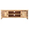 Eustis TV Cabinet 120x30x40 cm – Rough Mango Wood