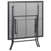 Folding Mesh Table Steel Anthracite – 80x80x72 cm