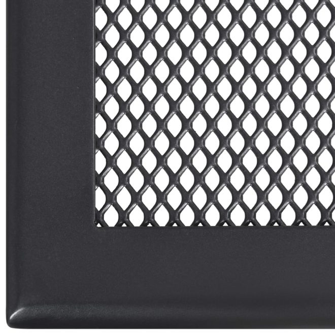 Folding Mesh Table Steel Anthracite – 80x80x72 cm