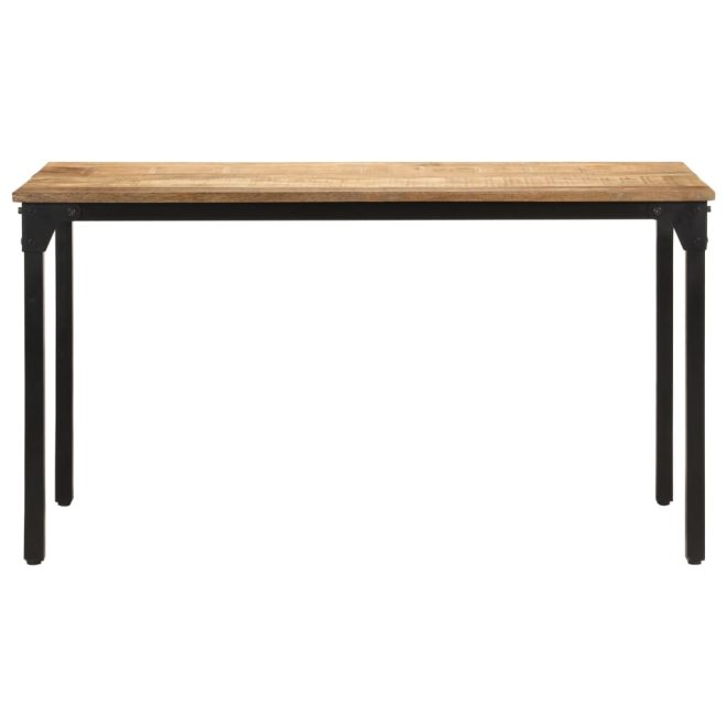 Dining Table Rough Mango Wood – 140x70x76 cm