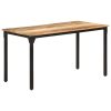 Dining Table Rough Mango Wood – 140x70x76 cm