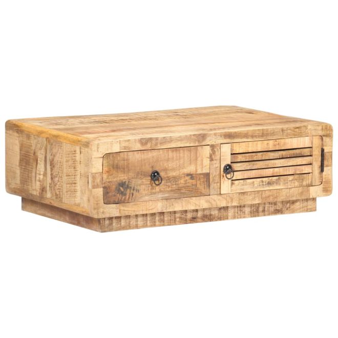 Coffee Table 90x60x29 cm – Rough Mango Wood