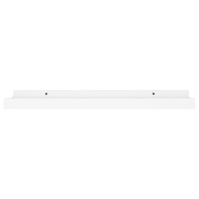 Picture Frame Ledge Shelves 2 pcs MDF – 40x9x3 cm, White