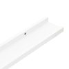 Picture Frame Ledge Shelves 2 pcs MDF – 40x9x3 cm, White