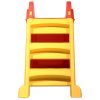 Foldable Slide for Kids Indoor Outdoor Red and Yellow