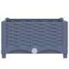 Raised Bed Polypropylene – 40x40x23 cm, Dark Grey