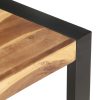 Coffee Table 110x60x40 cm Solid Wood with Sheesham Finish – Black