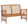 2 Piece Garden Lounge Set Solid Acacia Wood – Brown