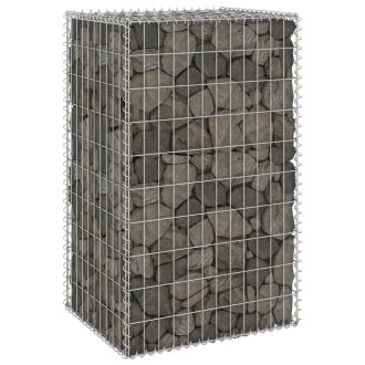 Gabion Wall with Covers Galvanised Steel