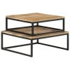 Nesting Coffee Tables 2 pcs – Solid Mango Wood