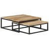 Nesting Coffee Tables 2 pcs – Solid Mango Wood