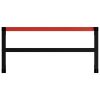 Work Bench Frame Metal Black and Red – 120x57x79 cm, With 1 Bar