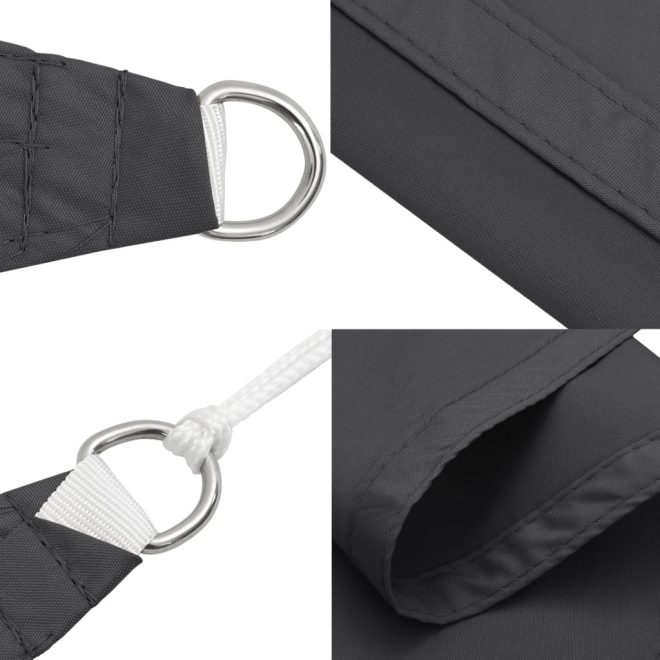 Sunshade Sail Oxford Fabric Rectangular – 2×2.5 m, Anthracite