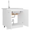 Cabinet Engineered Wood – White, Sink Bottom Cabinet