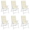 Garden Chair Cushions 120x50x3 cm