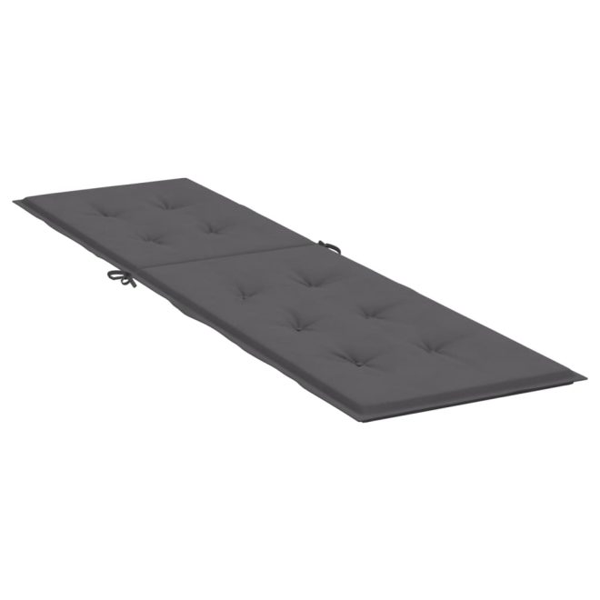 Deck Chair Cushion (75+105)x50x3 cm – Anthracite