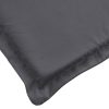 Deck Chair Cushion (75+105)x50x3 cm – Anthracite