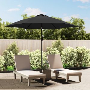 Replacement Fabric for Outdoor Parasol 300 cm – Anthracite