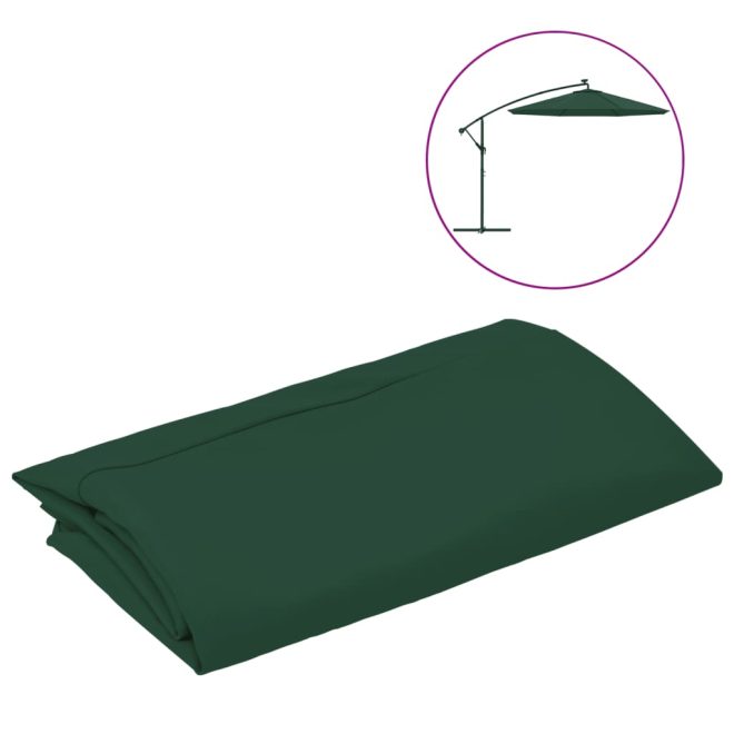 Replacement Fabric for Cantilever Umbrella 350 cm – 350 cm, Green