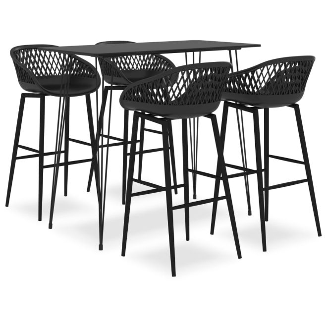 5 Piece Bar Set – Black