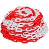 Warning Chains 2 pcs Red and White Plastic 30 m