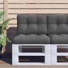 Pallet Sofa Cushion 120x40x10 cm – 50x40x10 cm, Anthracite