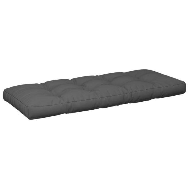 Pallet Cushions 2 pcs Anthracite Fabric