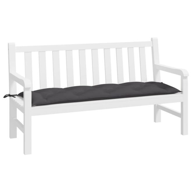 Garden Bench Cushion Fabric – 150x50x7 cm, Anthracite