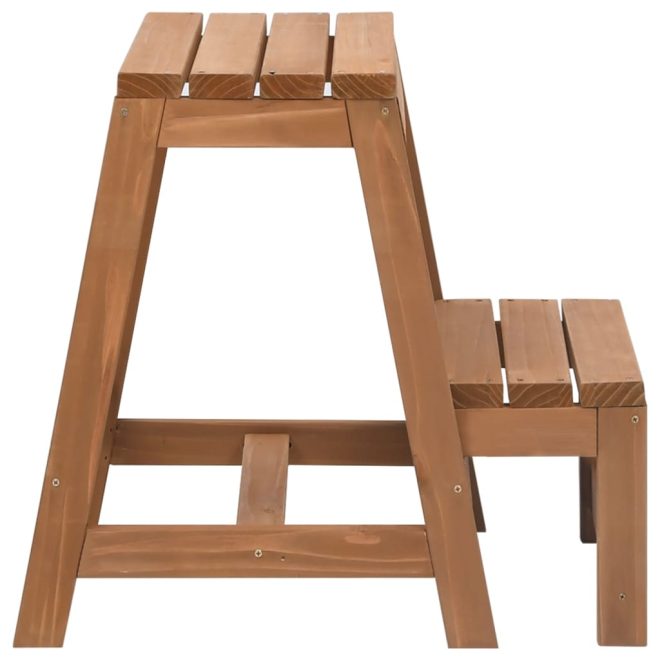 Foldable Step Stool Solid Firwood